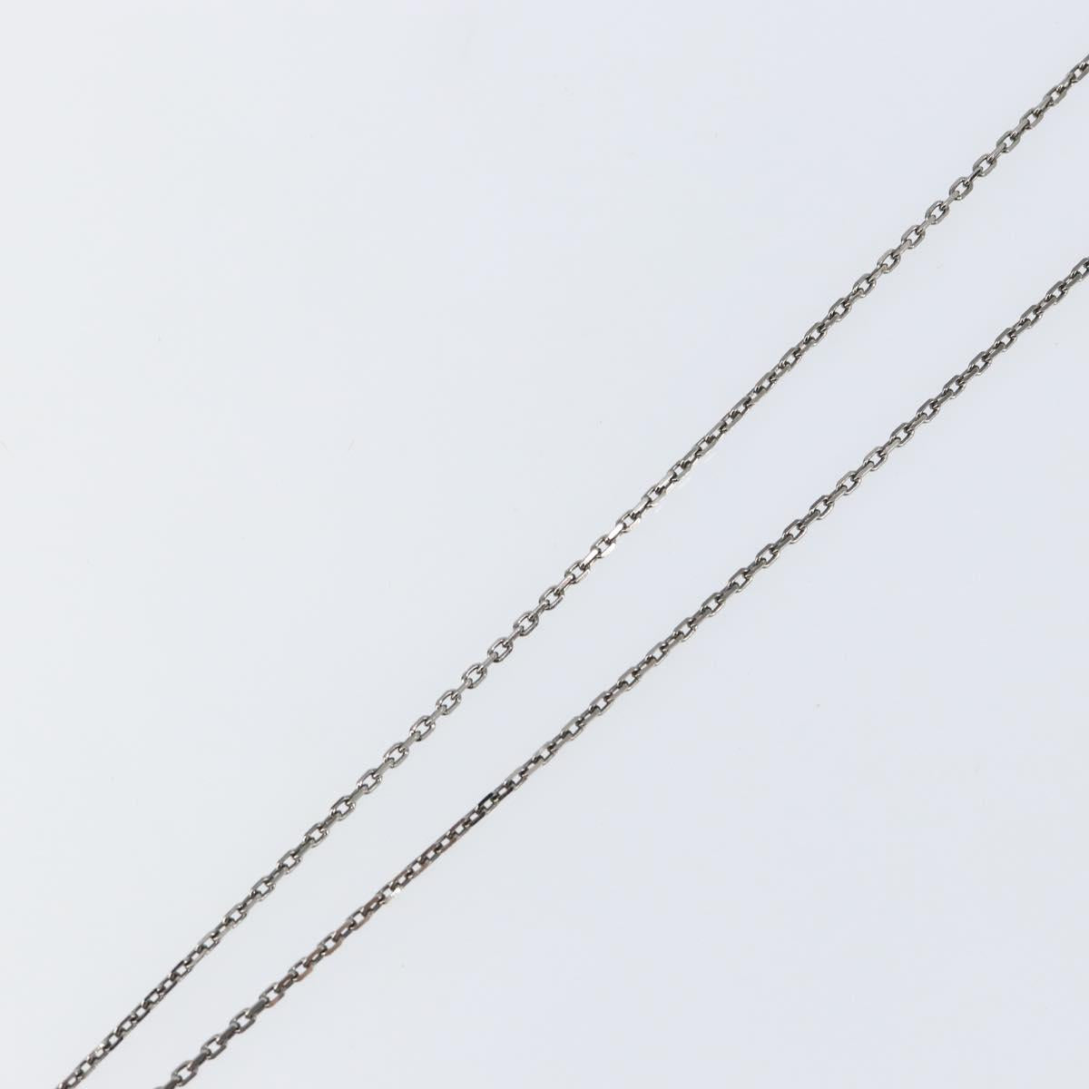 LOUIS VUITTON Collier Arc LV Printed Initials City Necklace M68262 Auth 145795