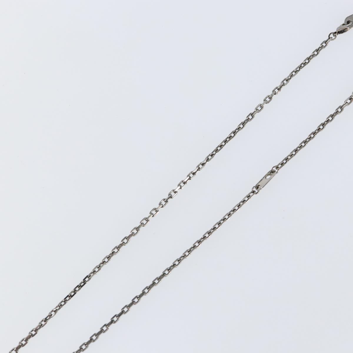 LOUIS VUITTON Collier Arc LV Printed Initials City Necklace M68262 Auth 145795