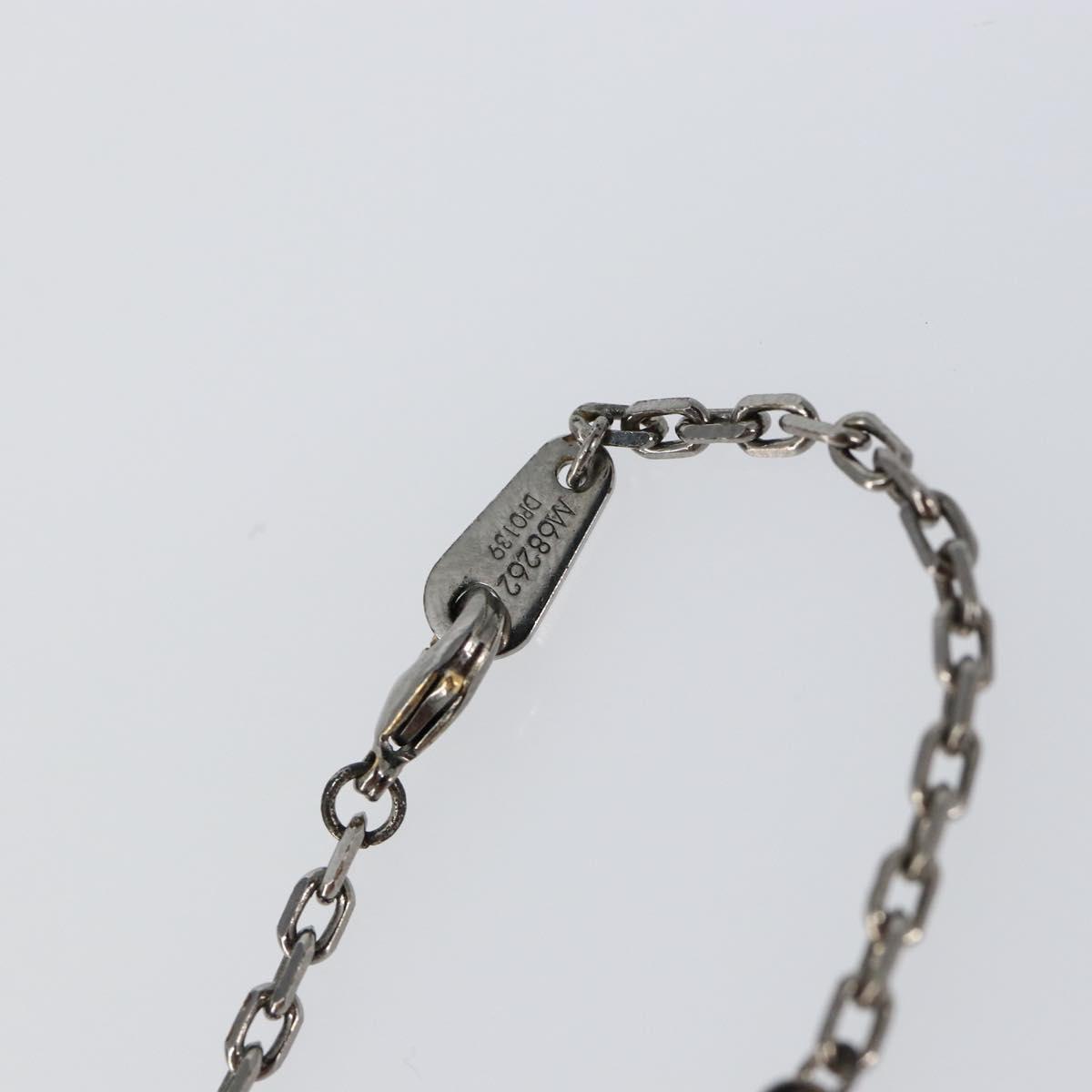 LOUIS VUITTON Collier Arc LV Printed Initials City Necklace M68262 Auth 145795