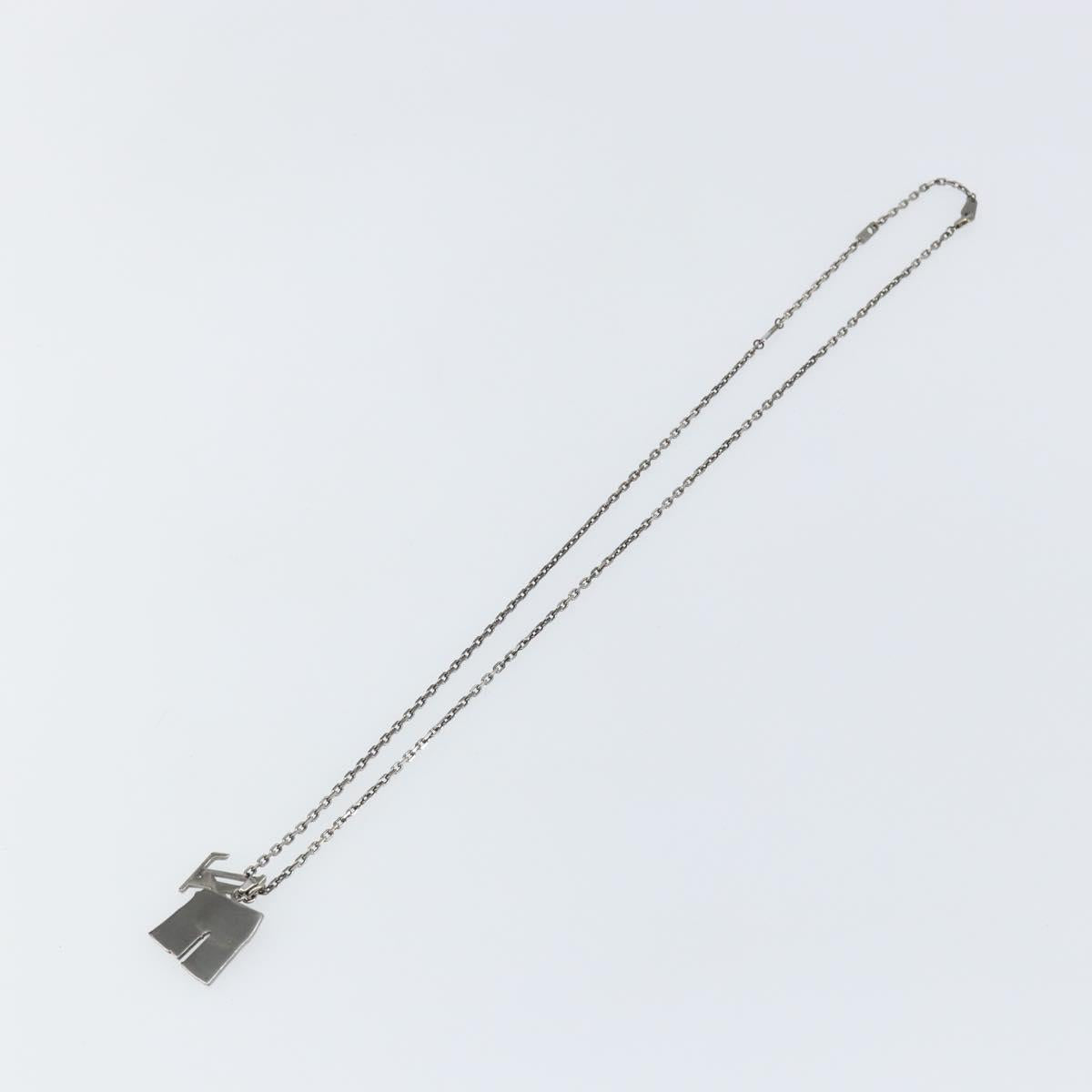 LOUIS VUITTON Collier Arc LV Printed Initials City Necklace M68262 Auth 145795