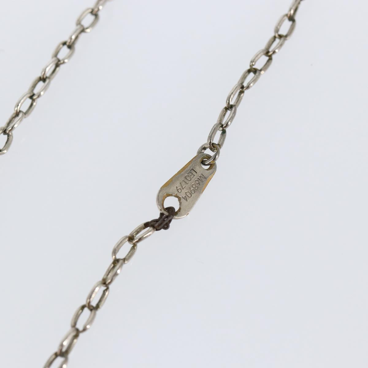 LOUIS VUITTON Collier LV Printed Initials Turquoise Necklace M68904 Auth 145796