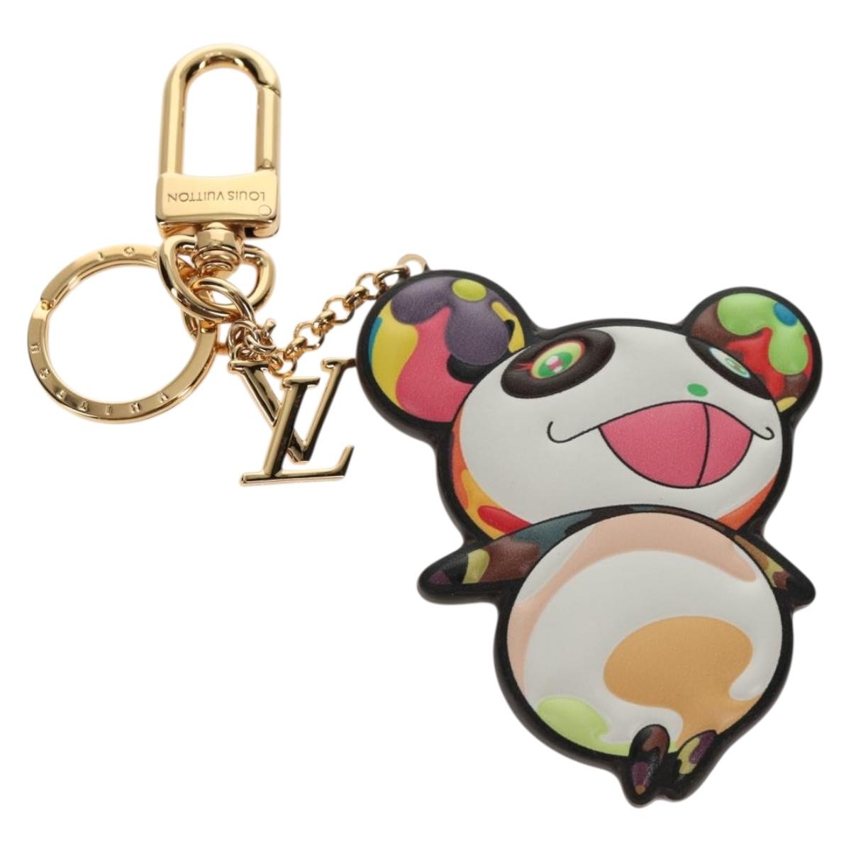 LOUIS VUITTON LV × TM Super Flat Monogram Key Holder M02467 LV Auth 145798M