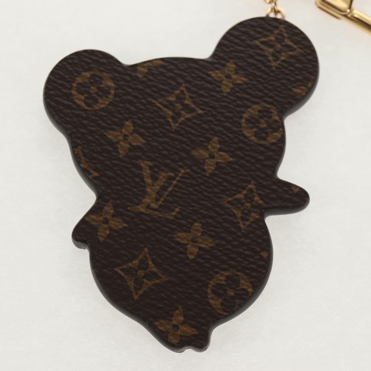 LOUIS VUITTON LV × TM Super Flat Monogram Key Holder M02467 LV Auth 145798M