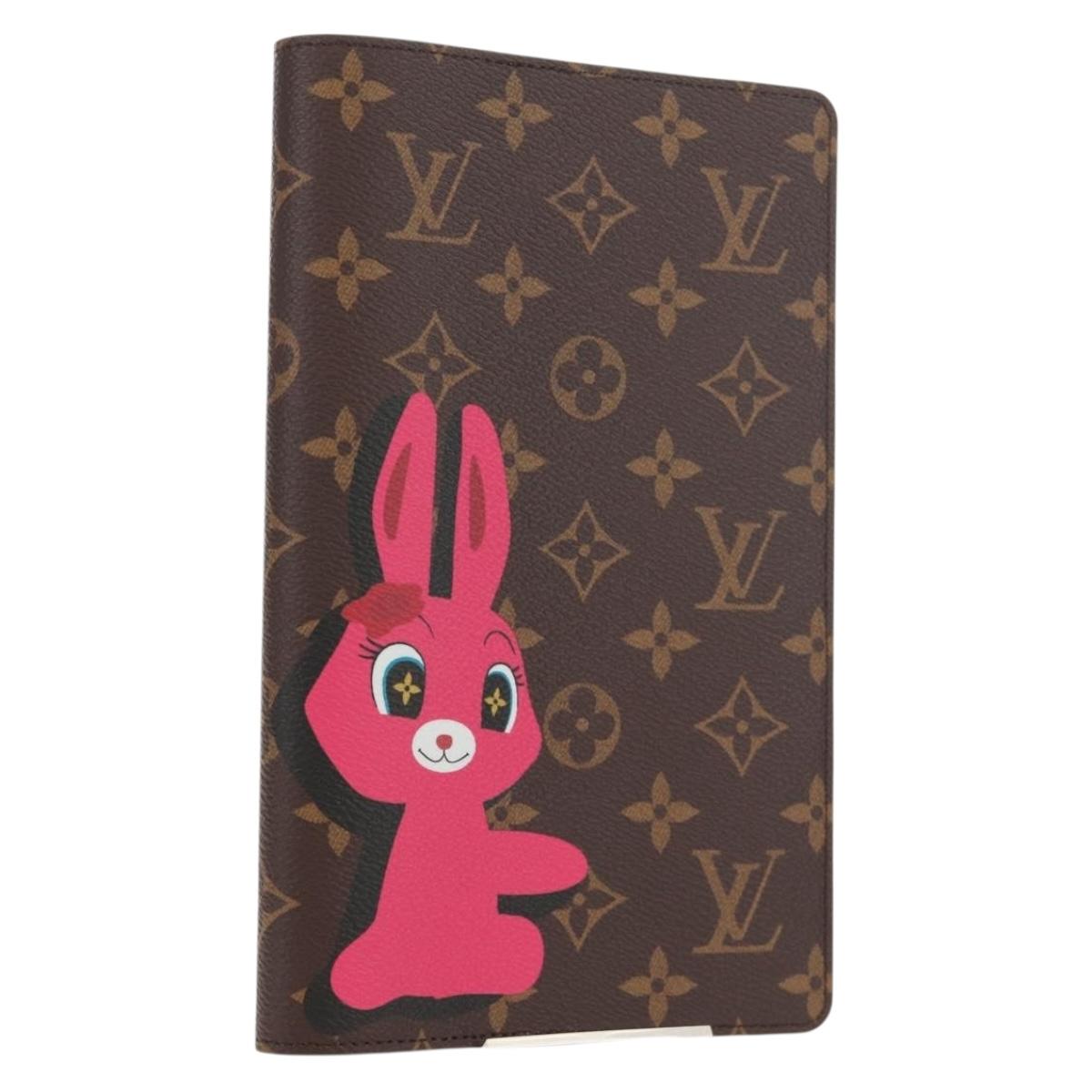LOUIS VUITTON Monogram Notebook Cover MM Emily Note Cover GI1114 Auth 145803SAM