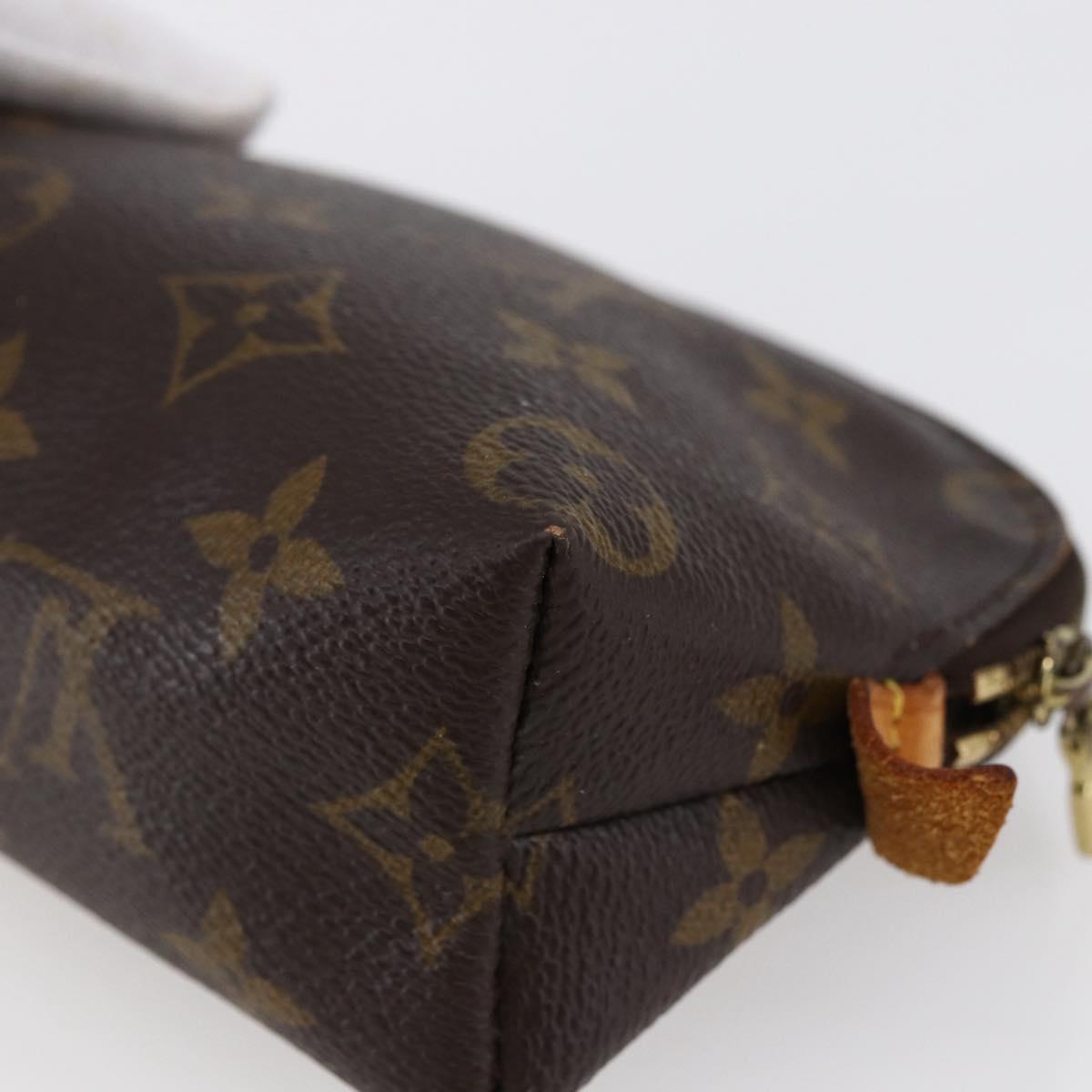 LOUIS VUITTON Monogram Pochette Cosmetic PM Pouch M43998 LV Auth 145809
