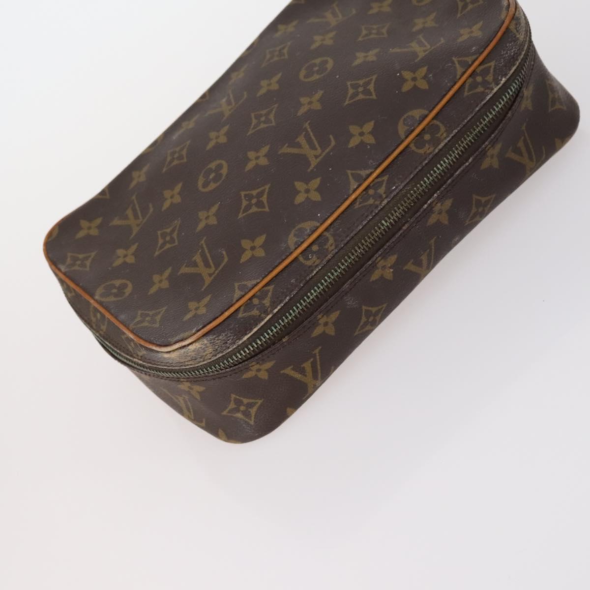 LOUIS VUITTON Monogram Taiga Pouch Clutch Bag 3Set LV Auth 145817