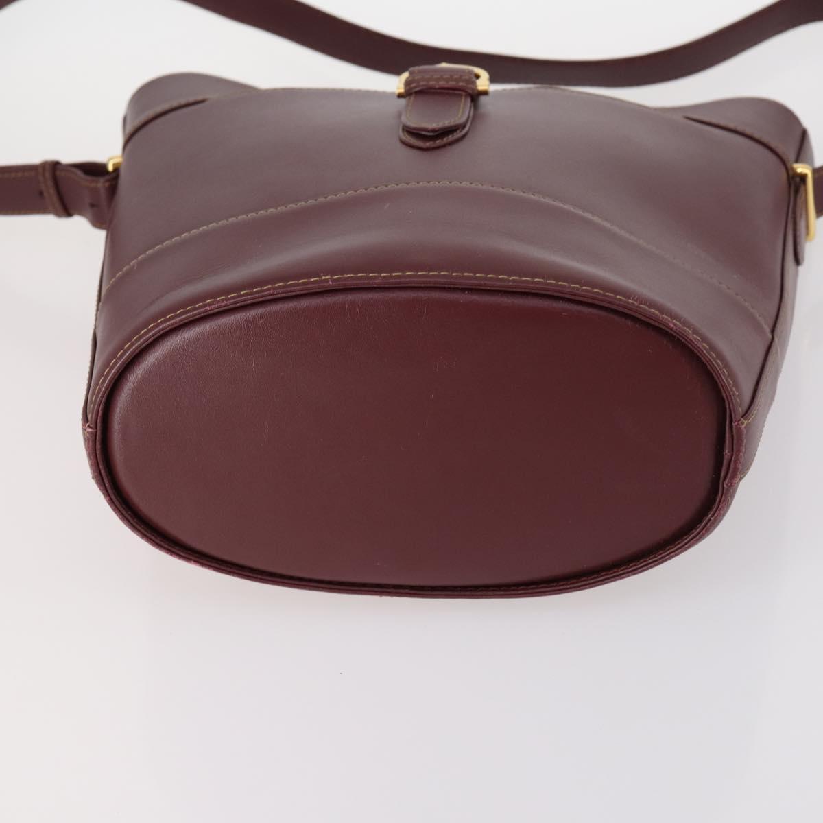 Ferragamo Cartier PRADA hand Bag Nylon Leather 3Set Brown gray Auth 145818