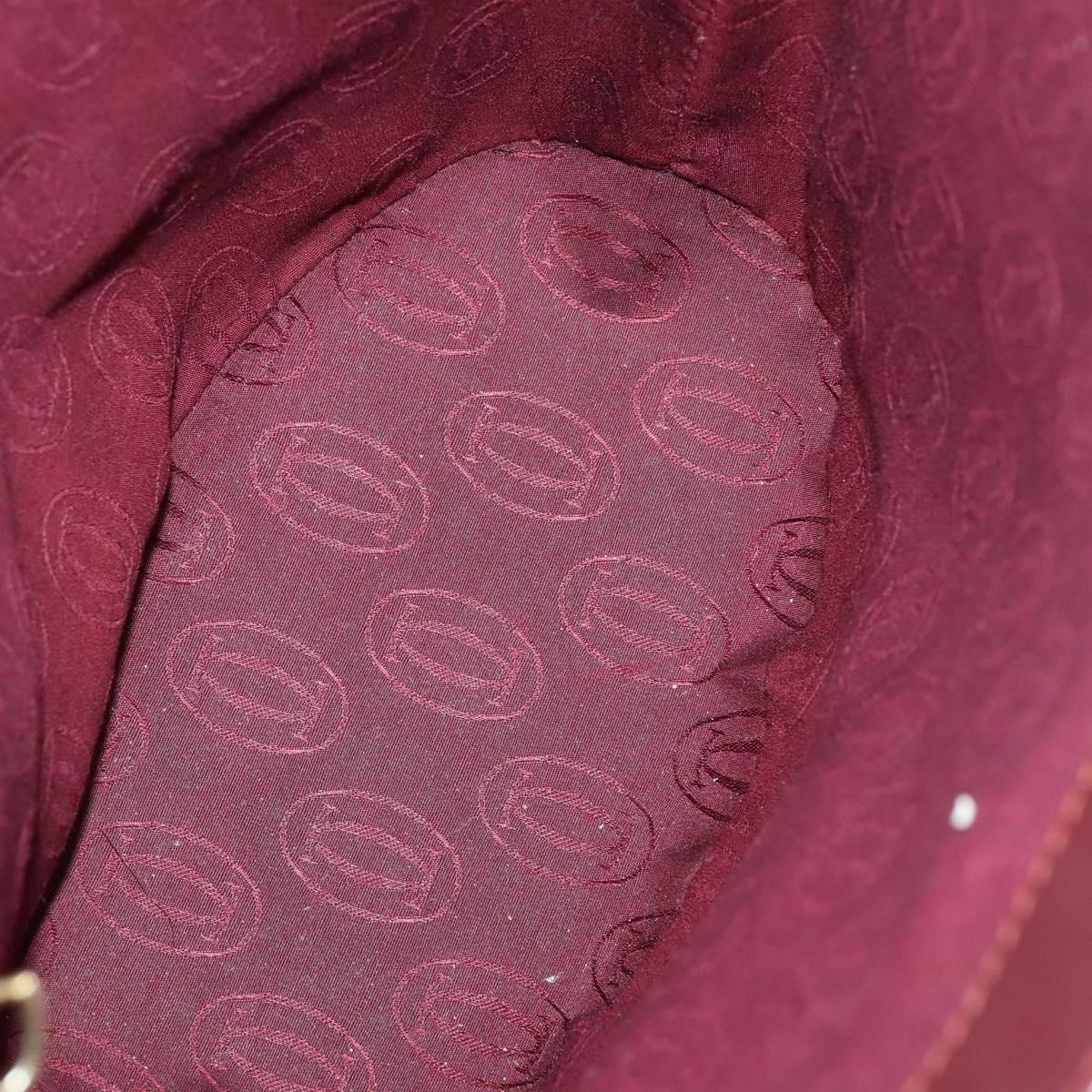 Ferragamo Cartier PRADA hand Bag Nylon Leather 3Set Brown gray Auth 145818