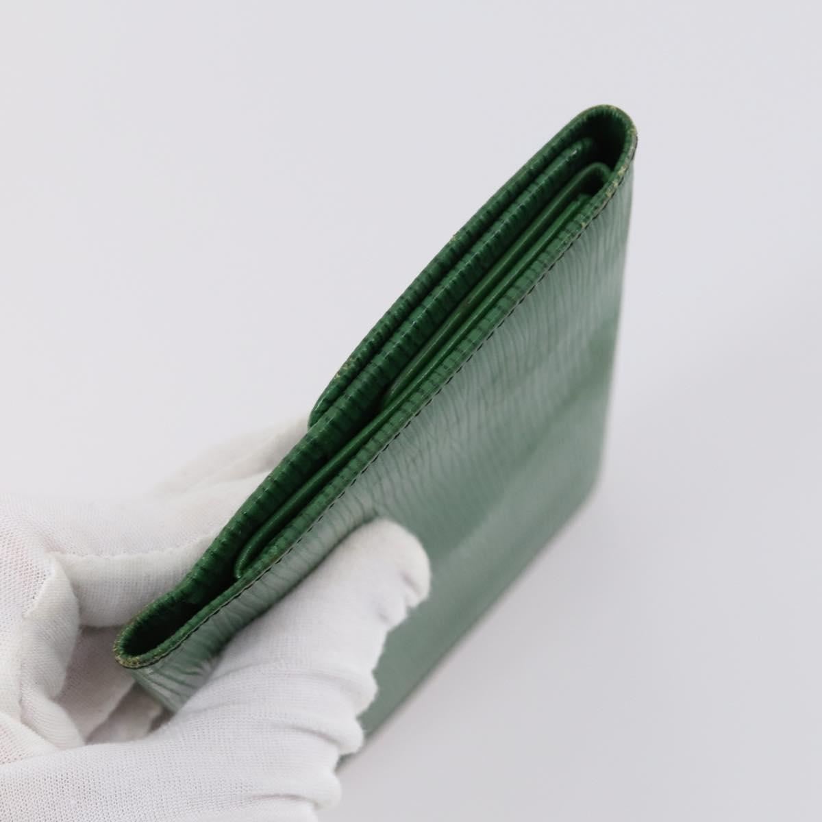 LOUIS VUITTON Epi Wallet 3Set Blue Green LV Auth 145819