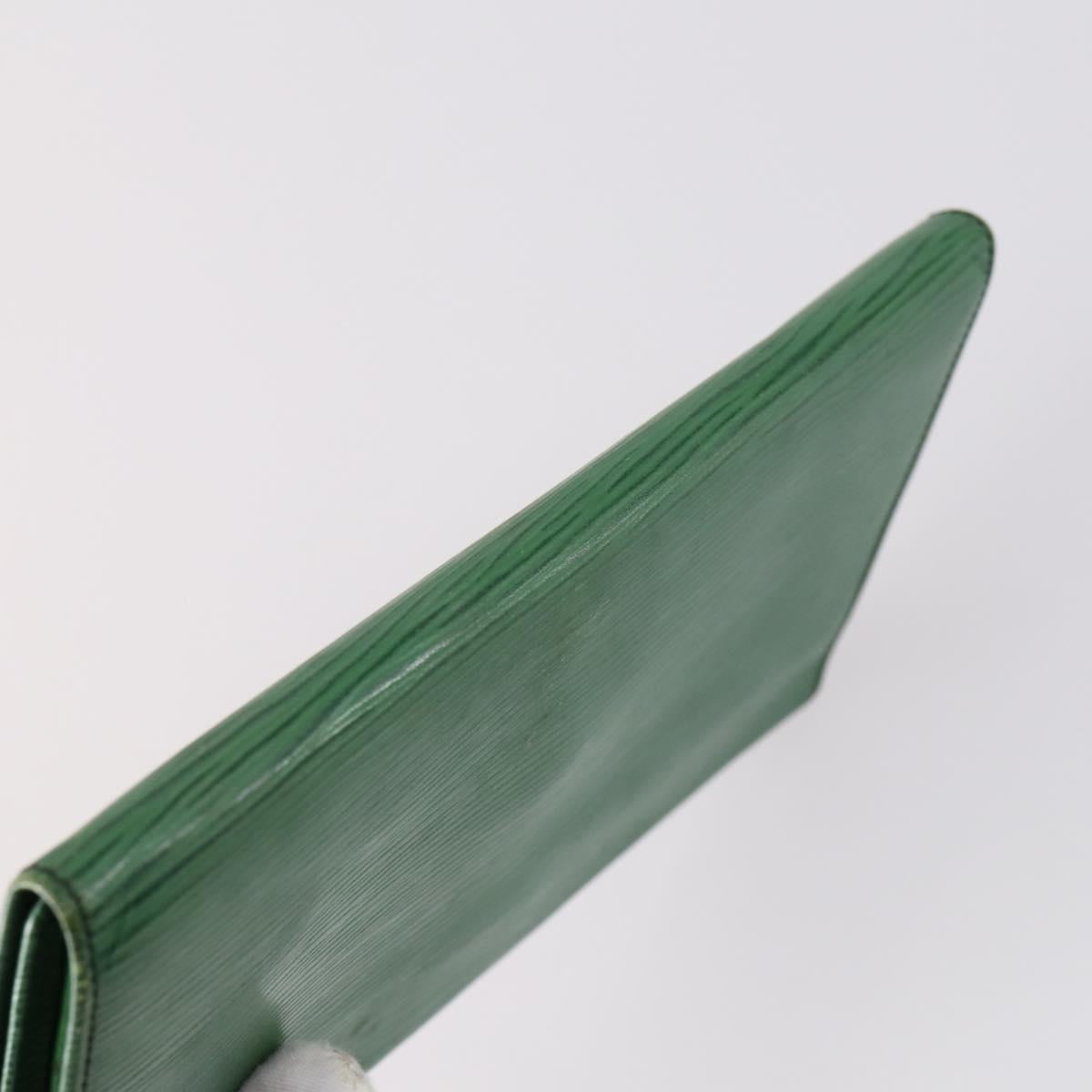 LOUIS VUITTON Epi Wallet 3Set Blue Green LV Auth 145819