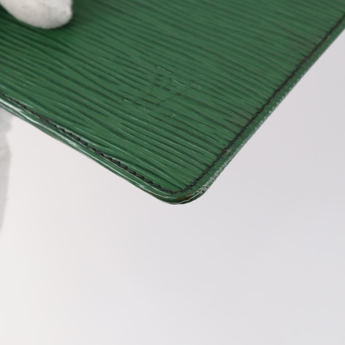 LOUIS VUITTON Epi Wallet 3Set Blue Green LV Auth 145819