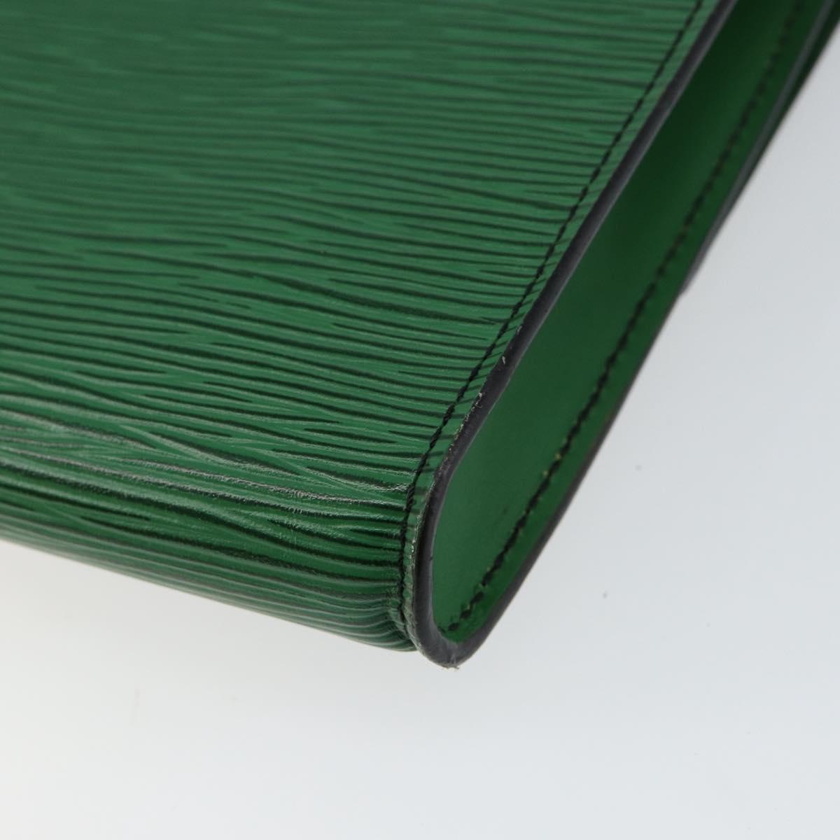 LOUIS VUITTON Epi Pochette Arche Shoulder Bag Green M52574 LV Auth 145832
