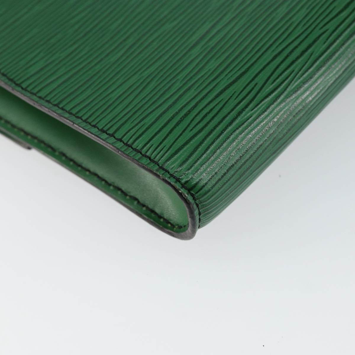 LOUIS VUITTON Epi Pochette Arche Shoulder Bag Green M52574 LV Auth 145832