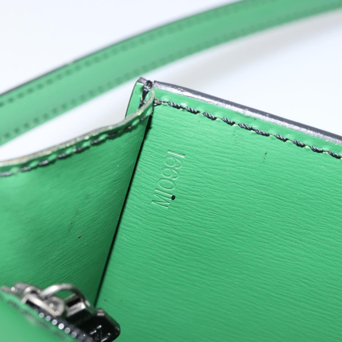 LOUIS VUITTON Epi Pochette Arche Shoulder Bag Green M52574 LV Auth 145832