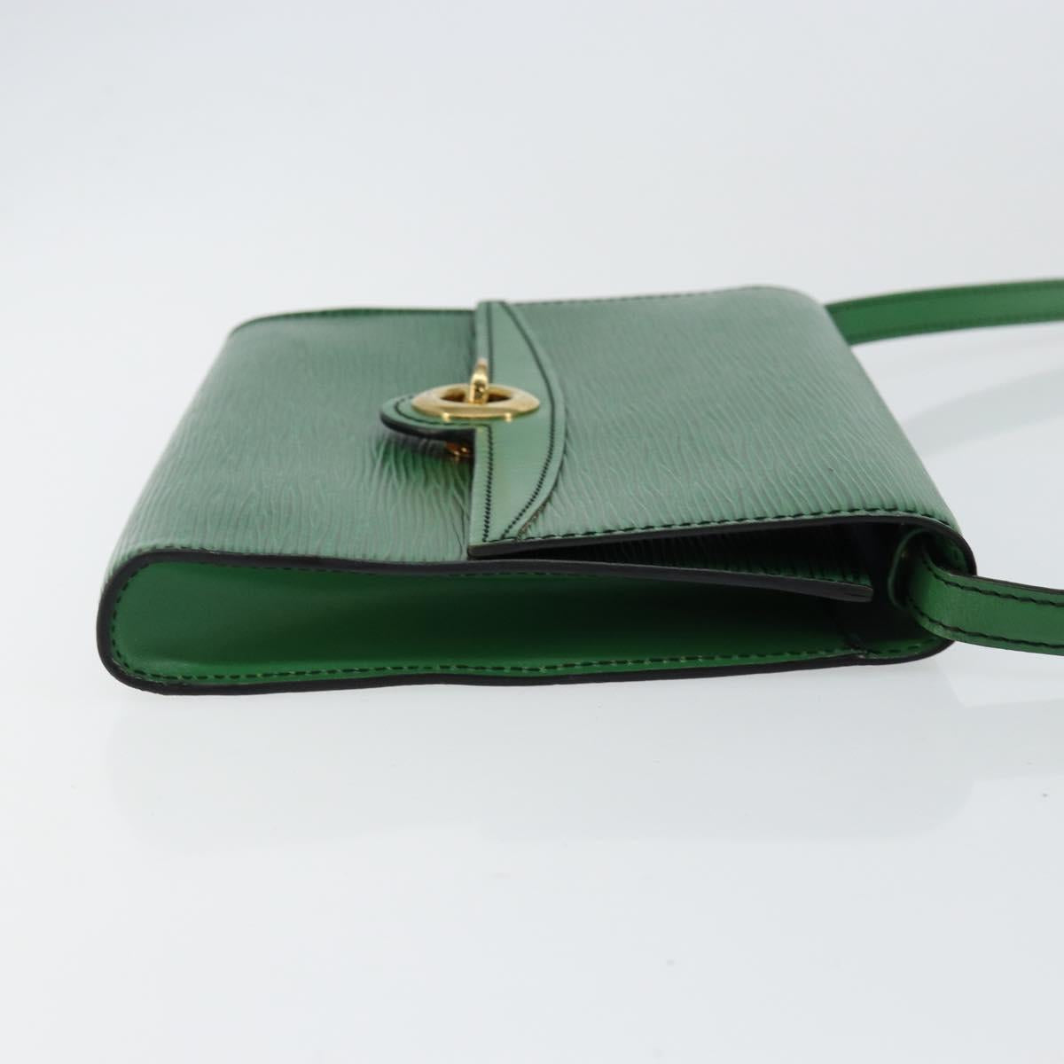 LOUIS VUITTON Epi Pochette Arche Shoulder Bag Green M52574 LV Auth 145832
