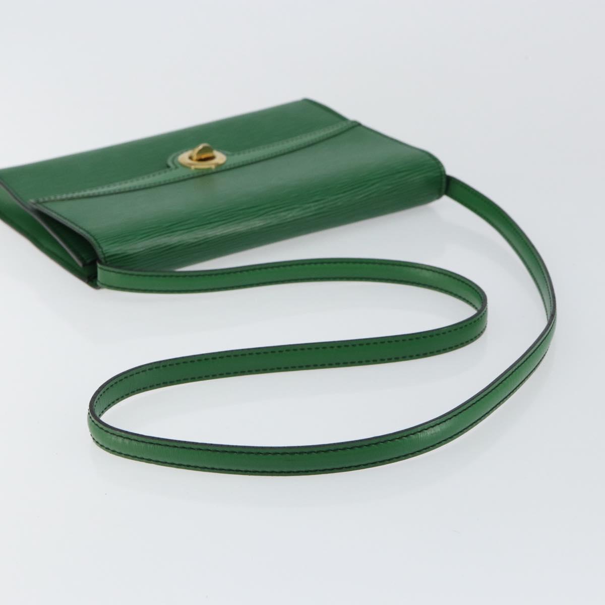 LOUIS VUITTON Epi Pochette Arche Shoulder Bag Green M52574 LV Auth 145832