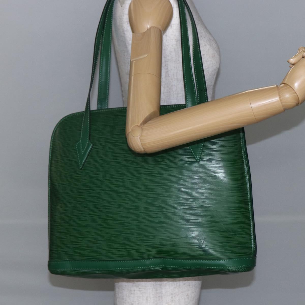 LOUIS VUITTON Epi Lussac Shoulder Bag Green M52284 LV Auth 145833