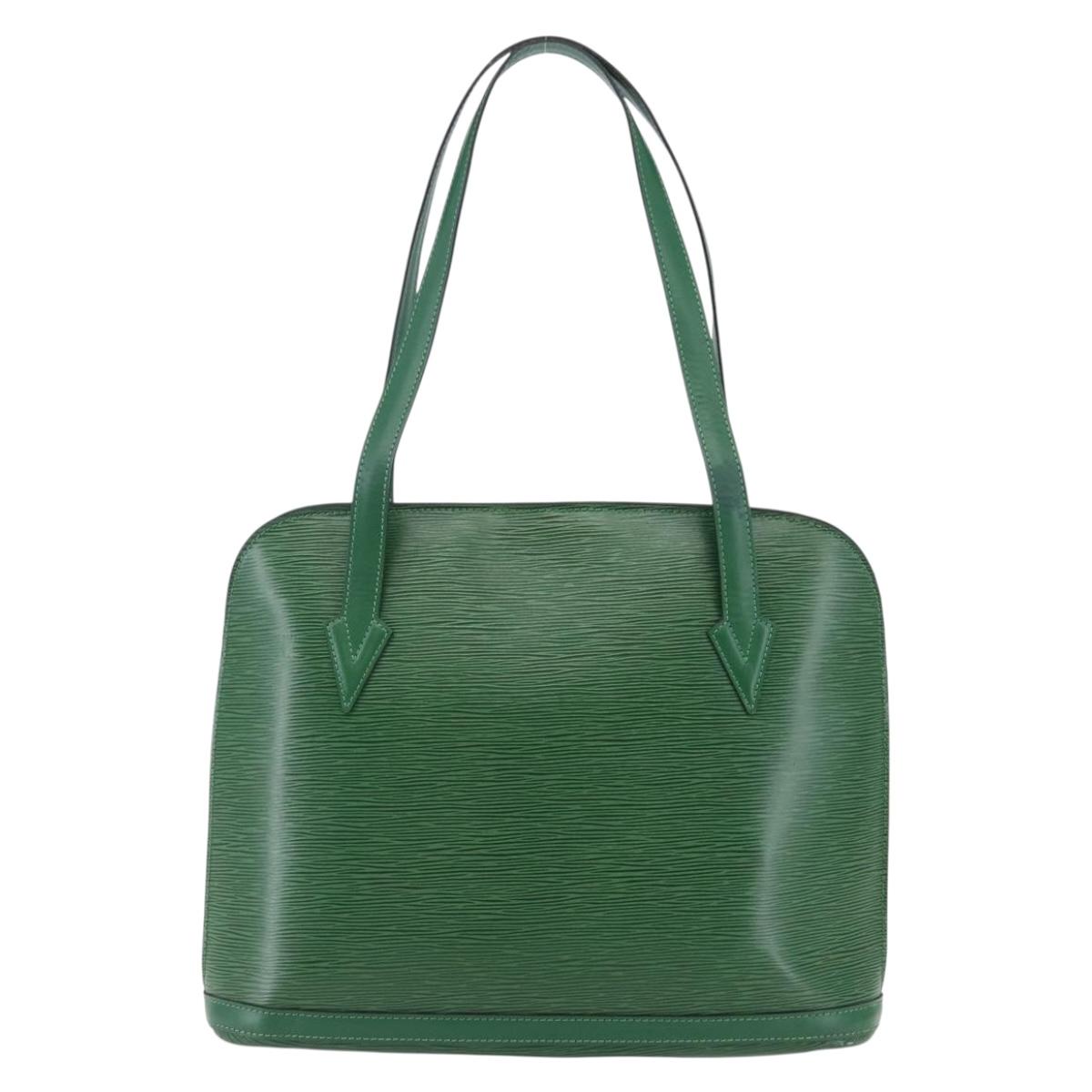 LOUIS VUITTON Epi Lussac Shoulder Bag Green M52284 LV Auth 145833