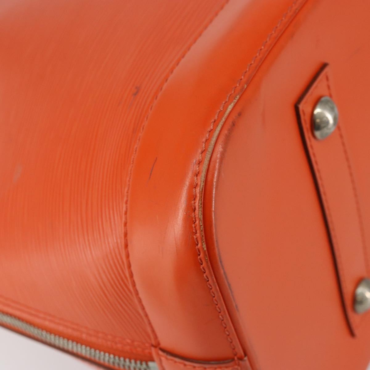 LOUIS VUITTON Epi Alma GM Hand Bag Orange Pimon M40633 LV Auth 145834