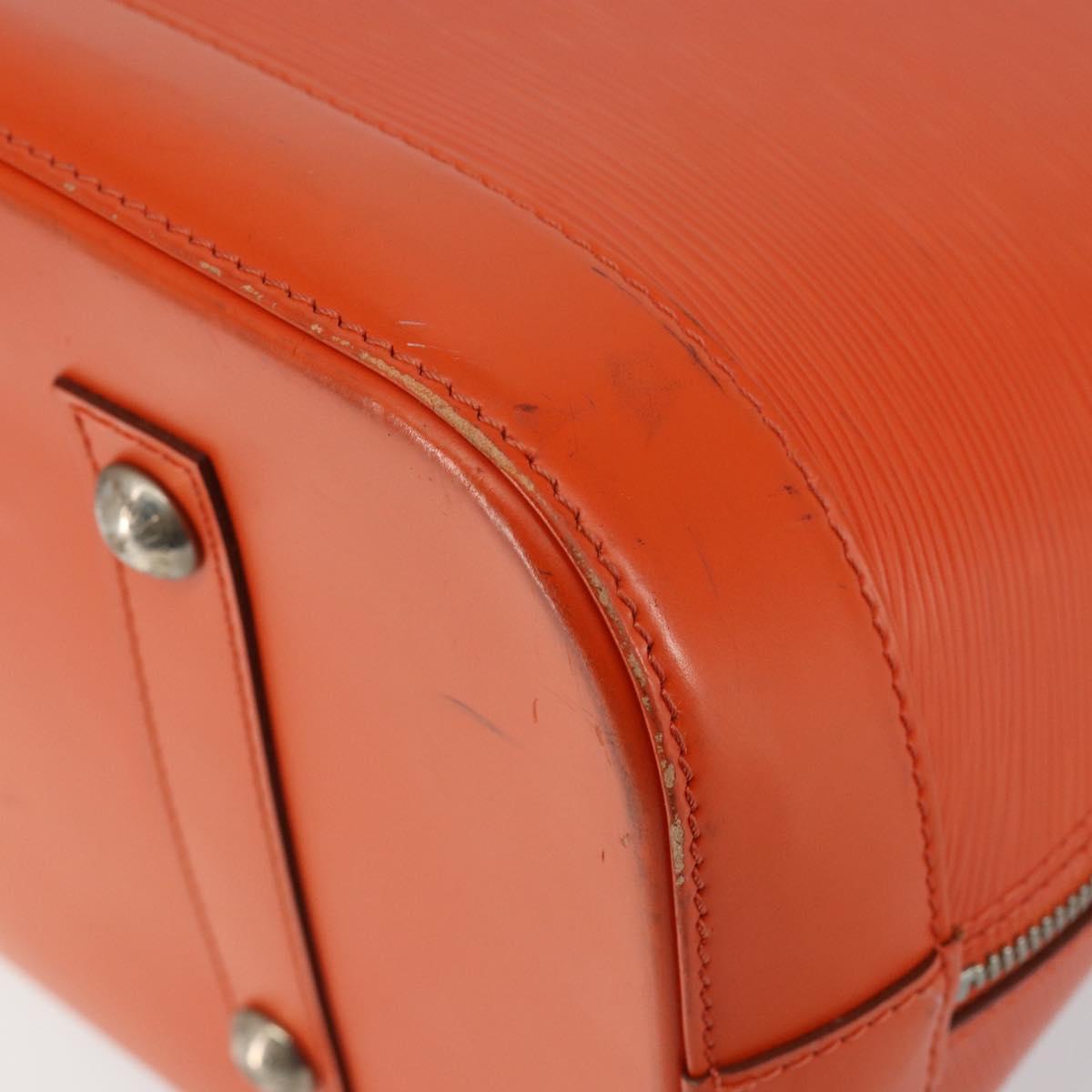 LOUIS VUITTON Epi Alma GM Hand Bag Orange Pimon M40633 LV Auth 145834