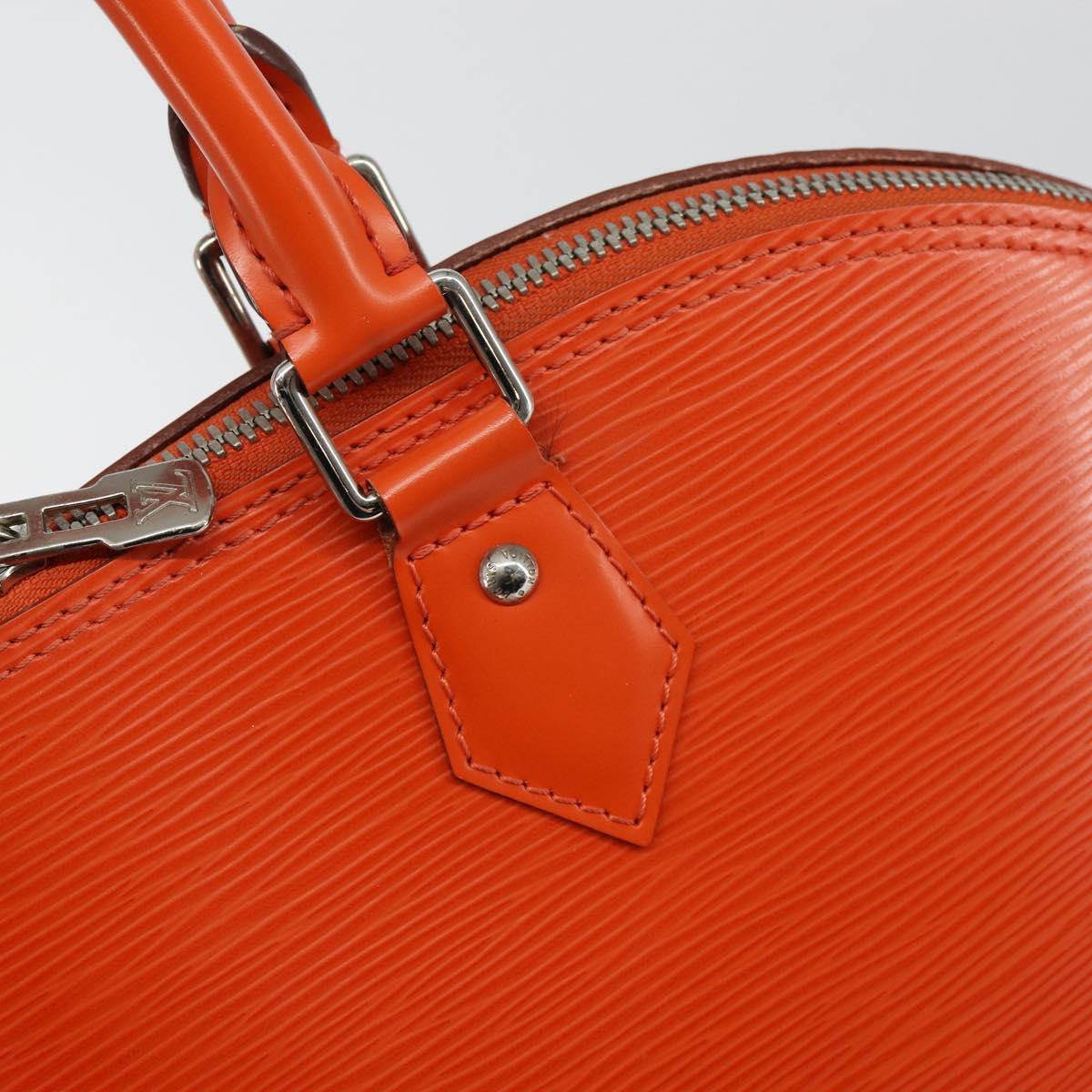 LOUIS VUITTON Epi Alma GM Hand Bag Orange Pimon M40633 LV Auth 145834