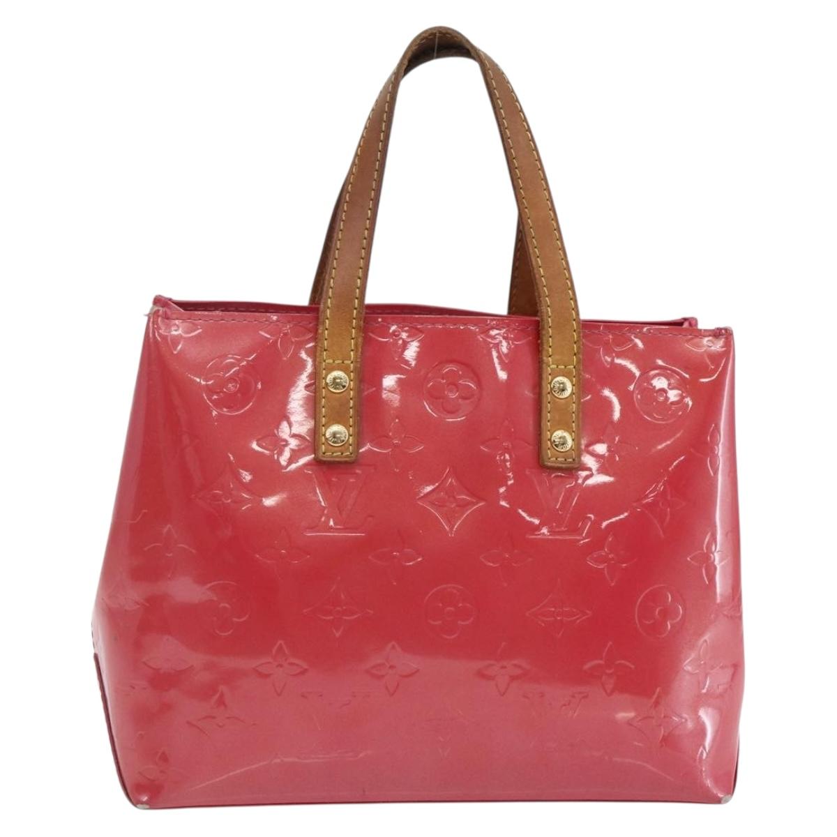 LOUIS VUITTON Monogram Vernis Reade PM Hand Bag Fran Boise M9132F LV Auth 145835