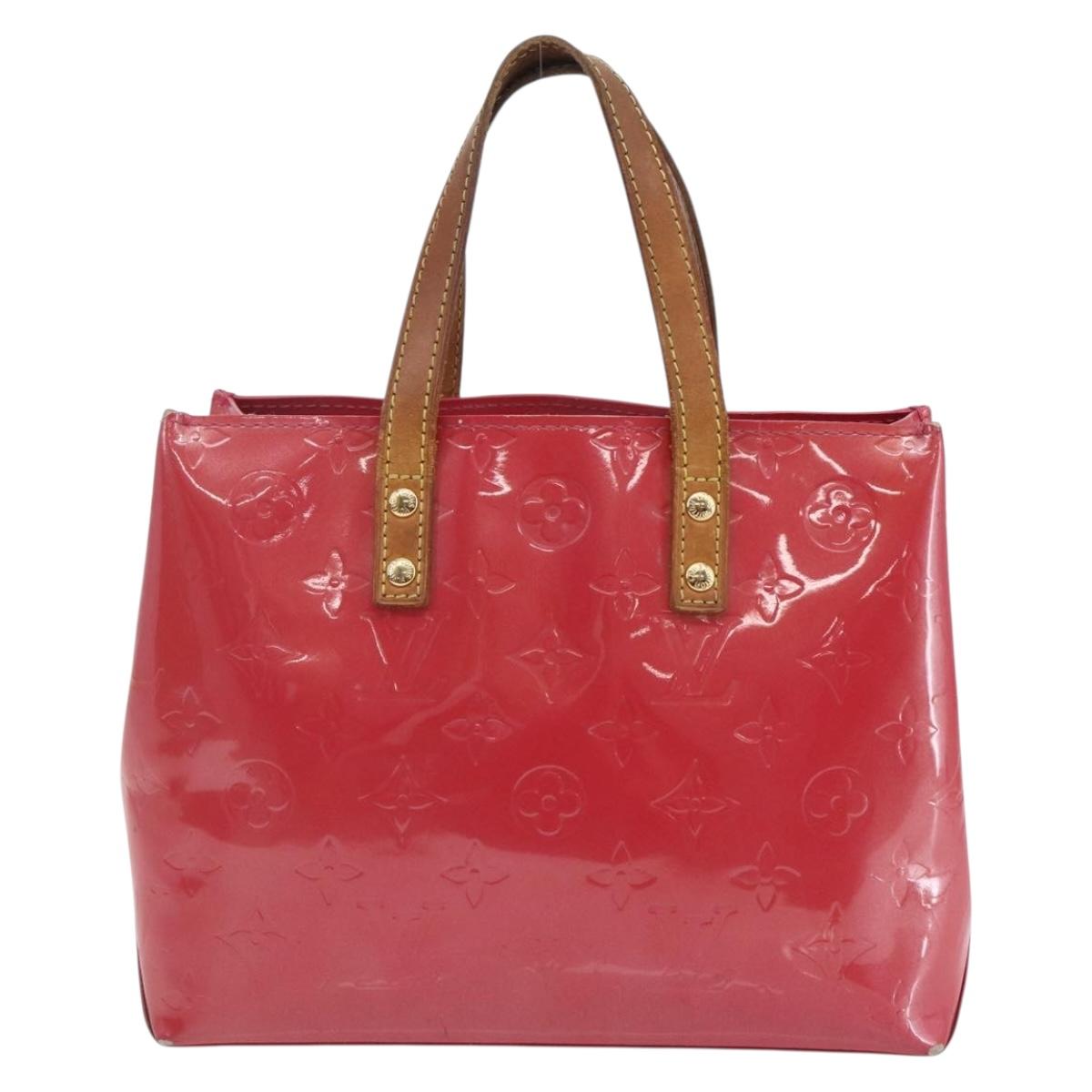LOUIS VUITTON Monogram Vernis Reade PM Hand Bag Fran Boise M9132F LV Auth 145835