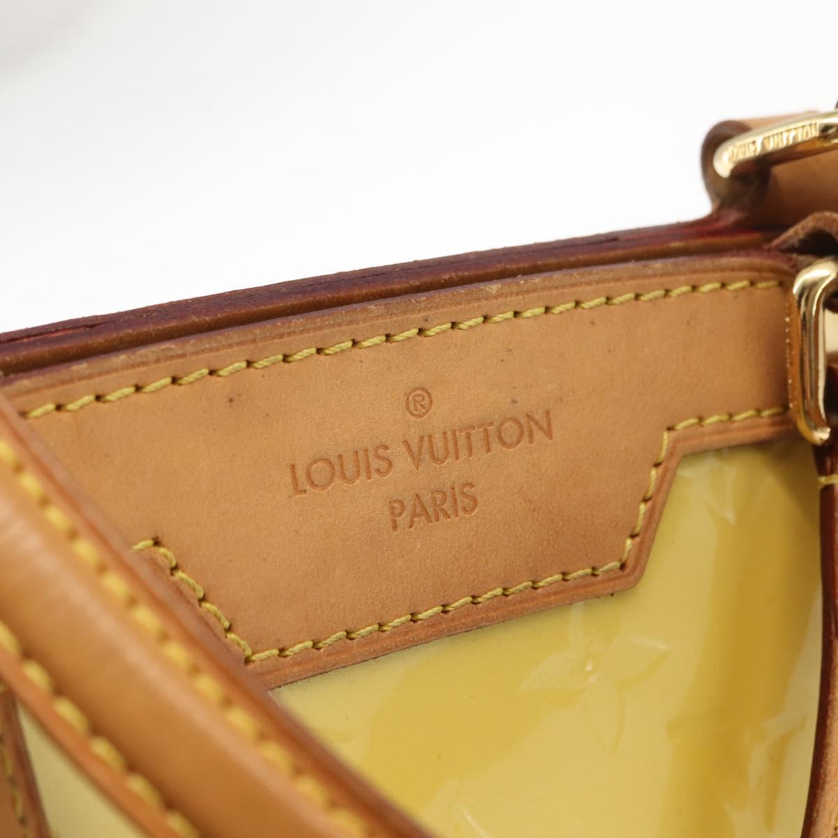 LOUIS VUITTON Monogram Vernis Blair MM Bag 2way Citrin M90108 LV Auth 145836