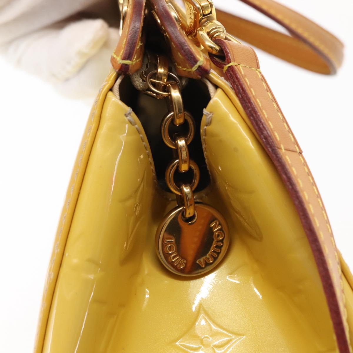 LOUIS VUITTON Monogram Vernis Blair MM Bag 2way Citrin M90108 LV Auth 145836
