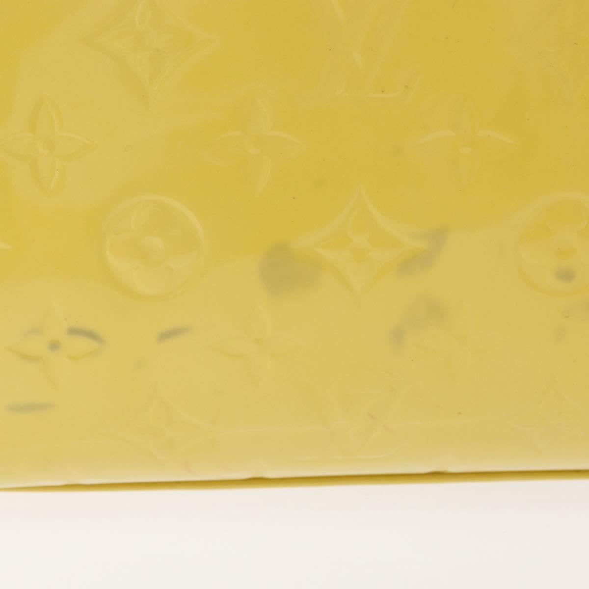 LOUIS VUITTON Monogram Vernis Blair MM Bag 2way Citrin M90108 LV Auth 145836