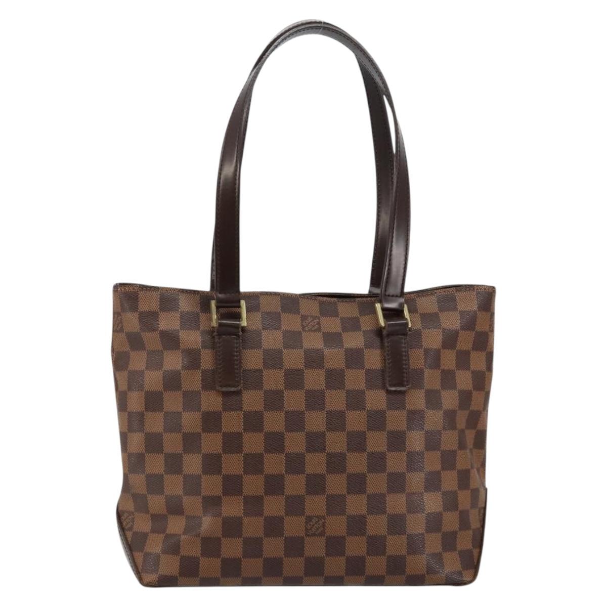 LOUIS VUITTON Damier Ebene Cabas Piano Tote Bag M51148 LV Auth 145837
