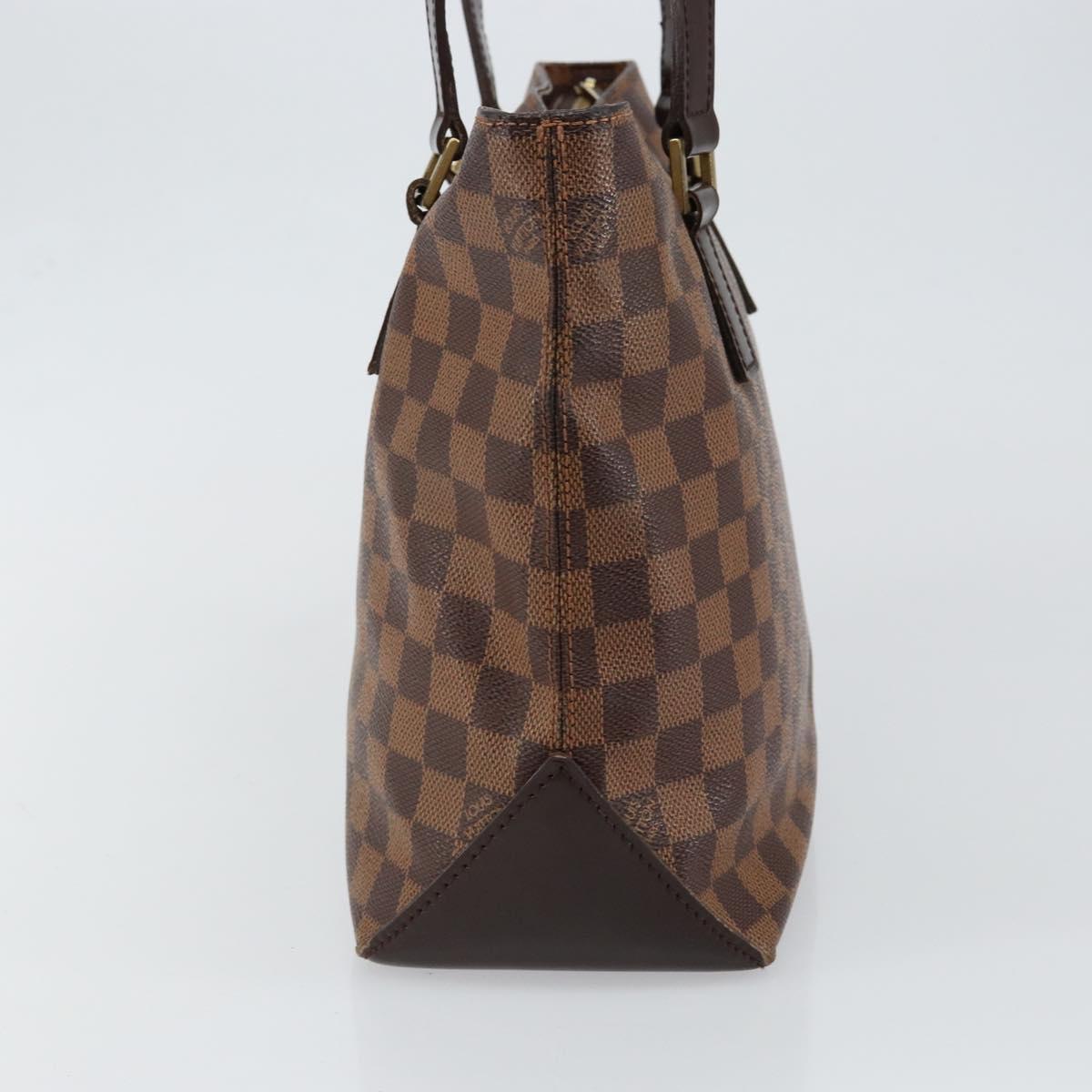 LOUIS VUITTON Damier Ebene Cabas Piano Tote Bag M51148 LV Auth 145837