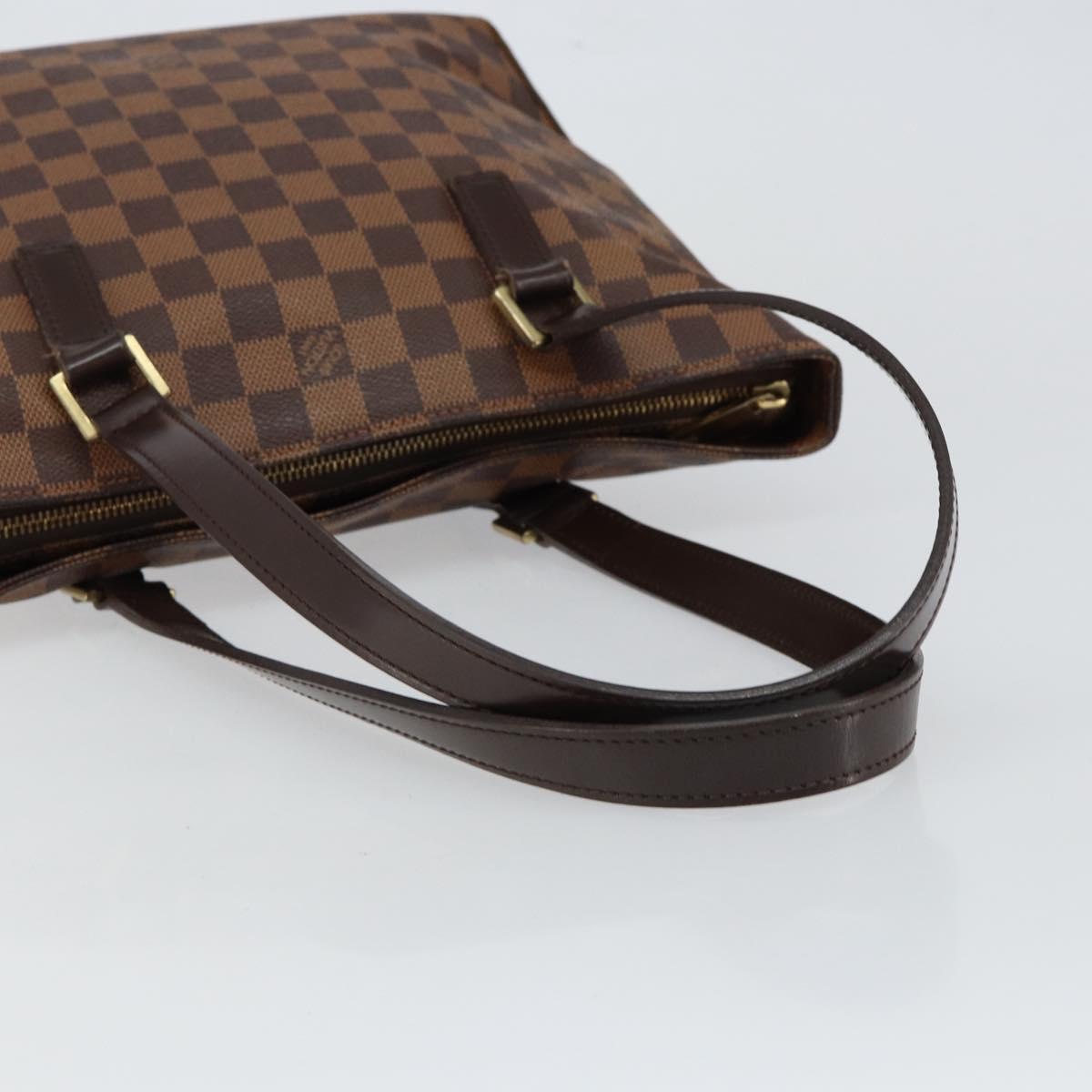 LOUIS VUITTON Damier Ebene Cabas Piano Tote Bag M51148 LV Auth 145837