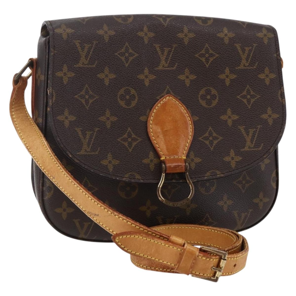 LOUIS VUITTON Monogram Monogram Saint Cloud GM Shoulder Bag M51242 Auth 145838