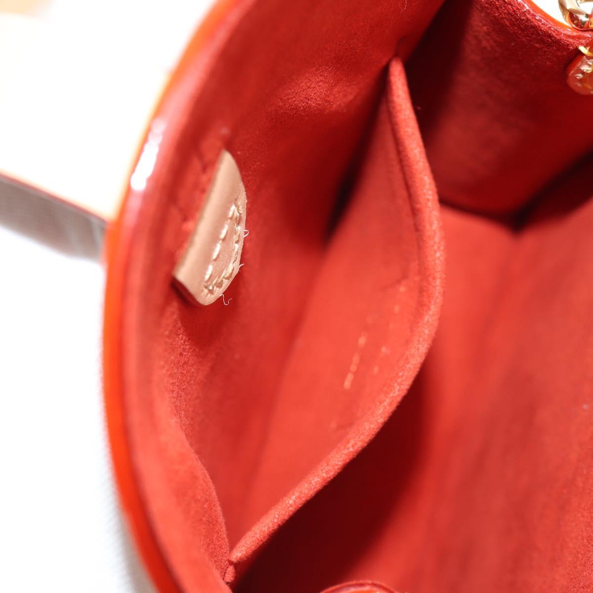 LOUIS VUITTON LV Name Tag XL Clutch Bag Leather Beige M82225 LV Auth 145840SM