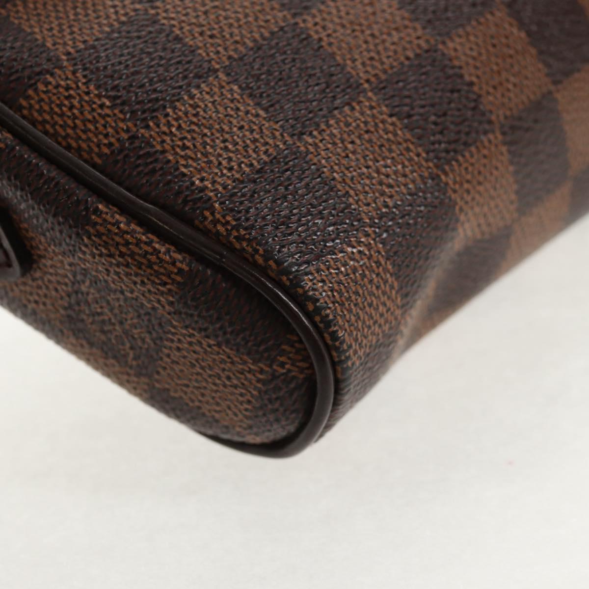 LOUIS VUITTON Damier Ebene Pochette Ipanema Shoulder Bag N51296 LV Auth 145851V