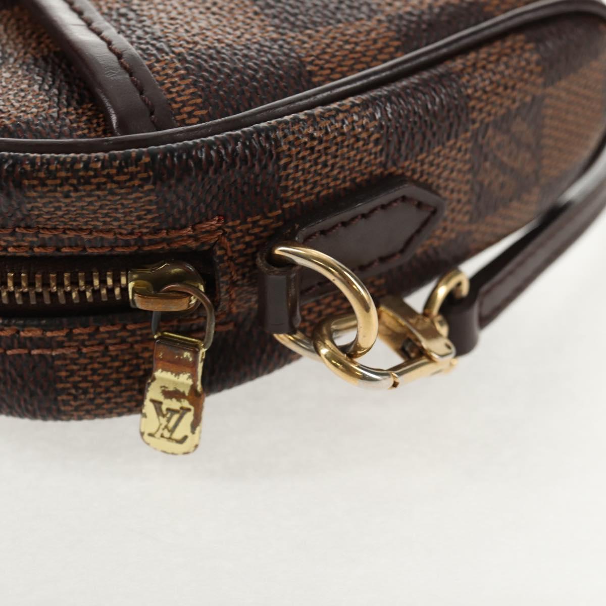 LOUIS VUITTON Damier Ebene Pochette Ipanema Shoulder Bag N51296 LV Auth 145851V