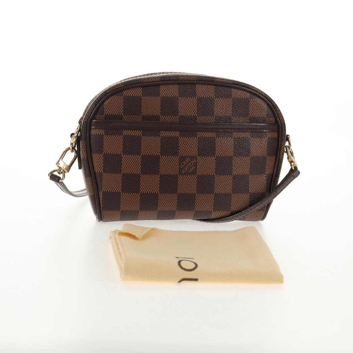 LOUIS VUITTON Damier Ebene Pochette Ipanema Shoulder Bag N51296 LV Auth 145851V