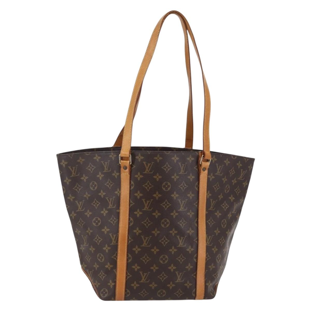 LOUIS VUITTON Monogram Sac Shopping Tote Bag M51108 LV Auth 145852