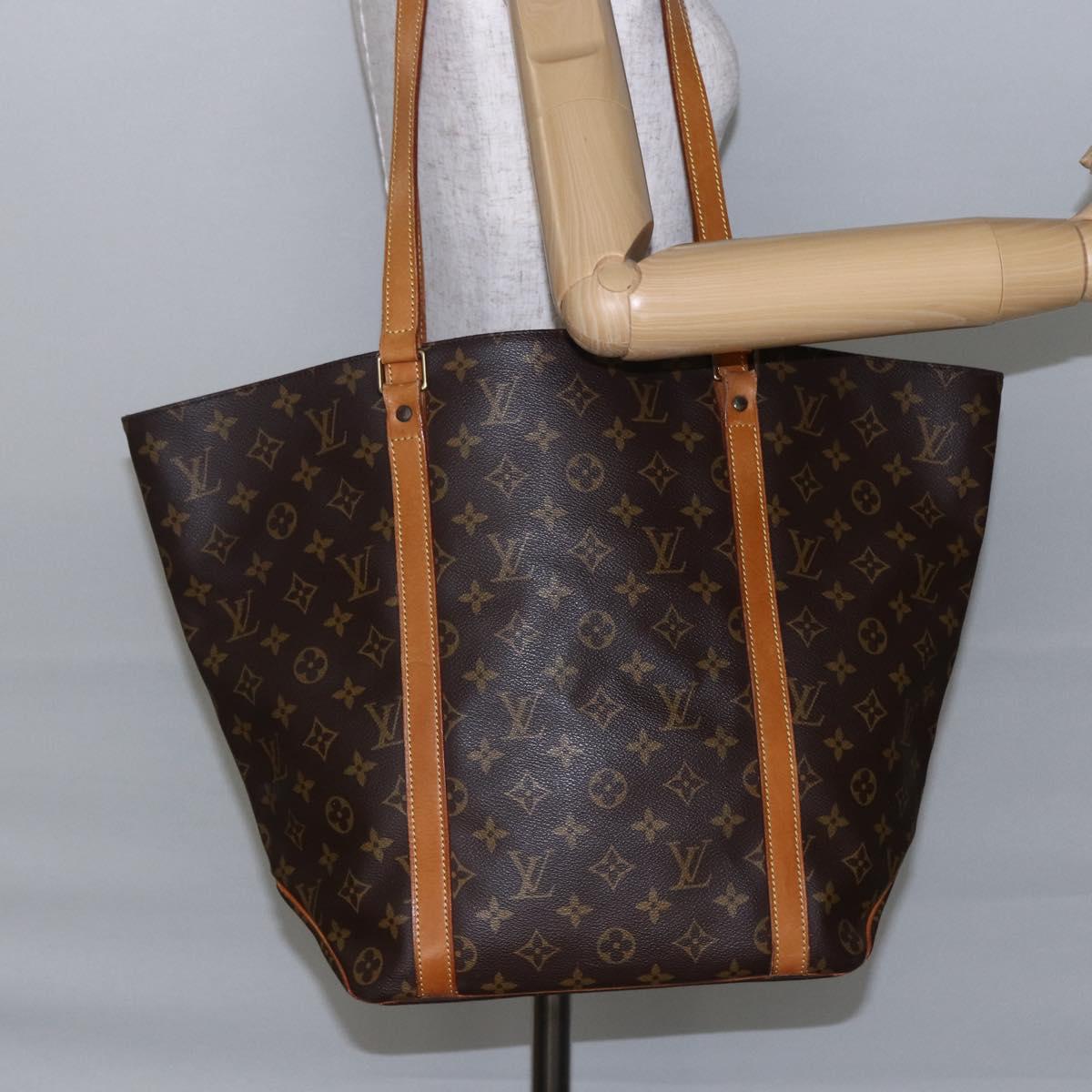 LOUIS VUITTON Monogram Sac Shopping Tote Bag M51108 LV Auth 145852