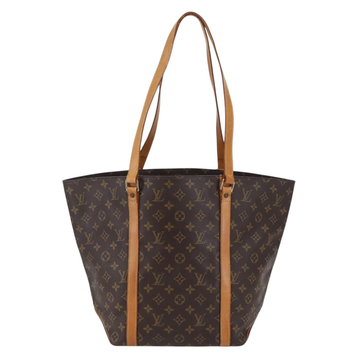 LOUIS VUITTON Monogram Sac Shopping Tote Bag M51108 LV Auth 145852