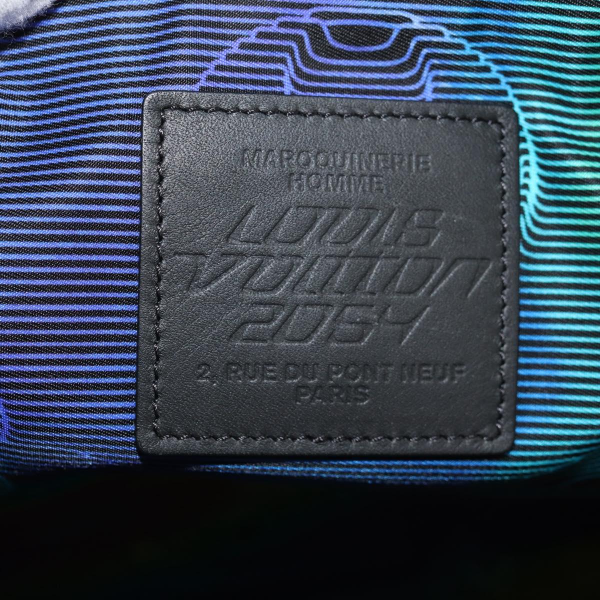 LOUIS VUITTON Monogram Pochette Reversible Bag Nylon M68777 LV Auth 145853M