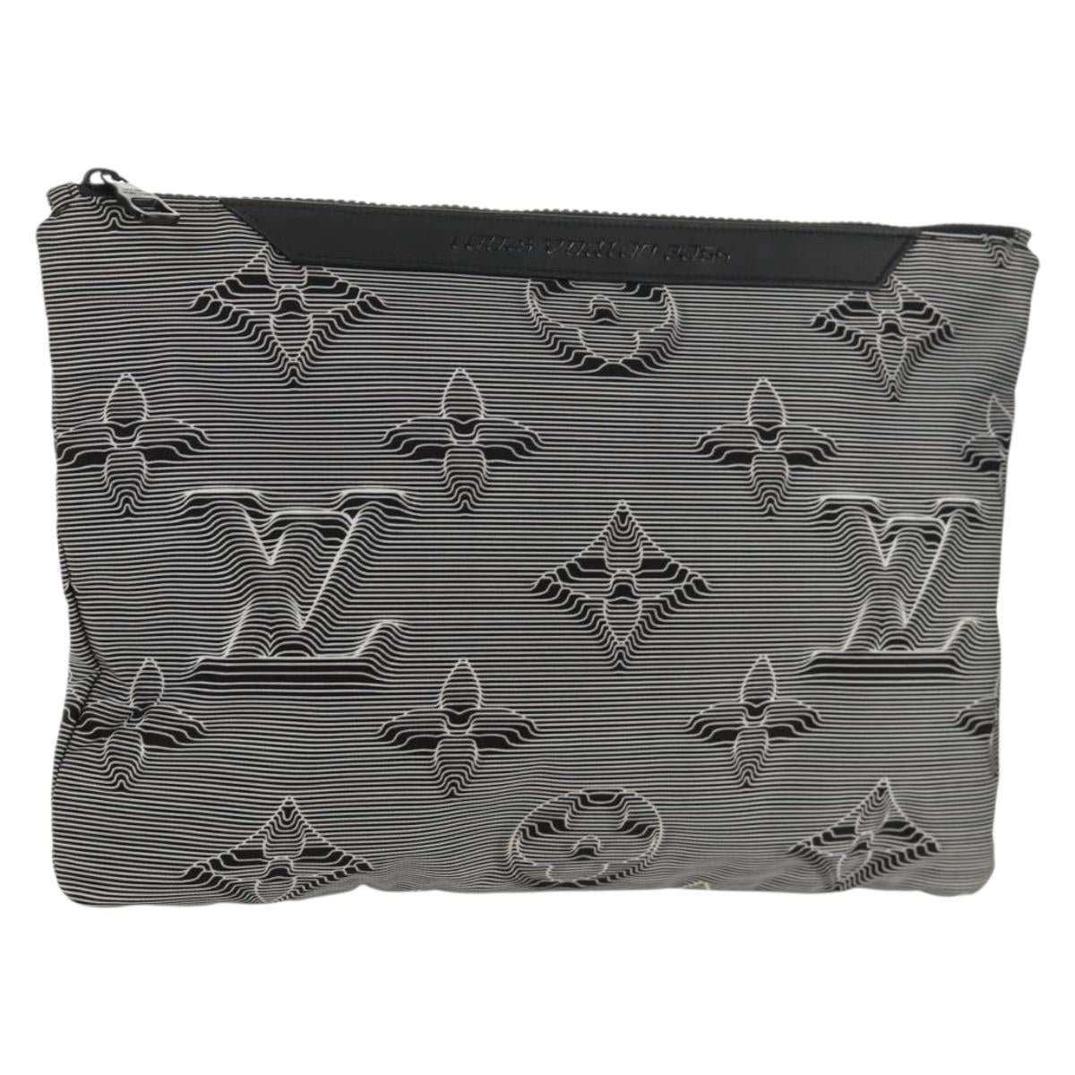 LOUIS VUITTON Monogram Pochette Reversible Bag Nylon M68777 LV Auth 145853M