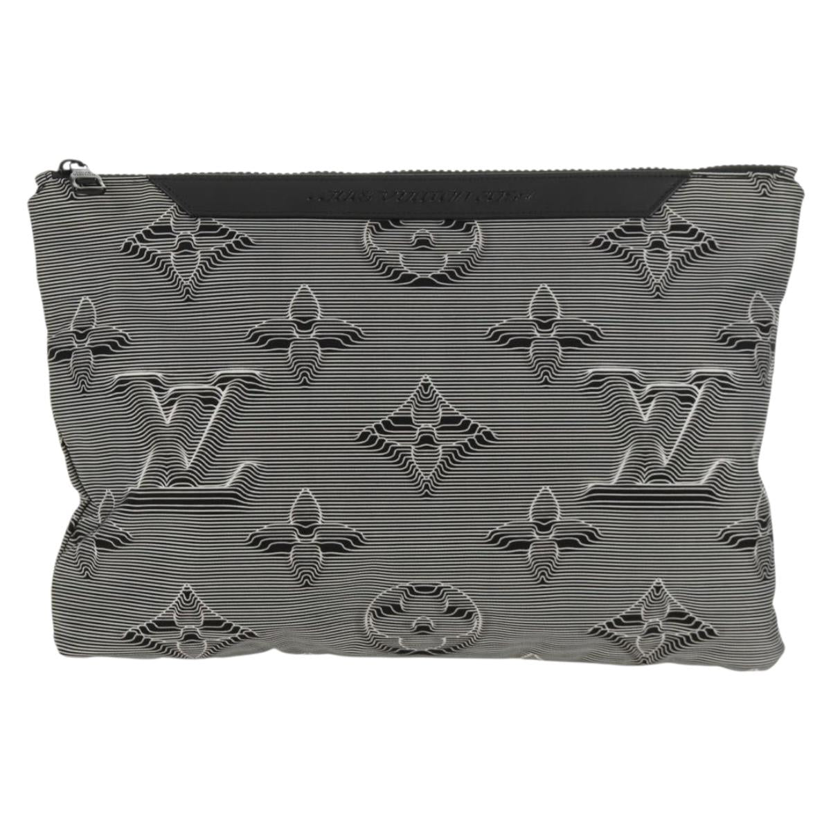LOUIS VUITTON Monogram Pochette Reversible Bag Nylon M68777 LV Auth 145853M