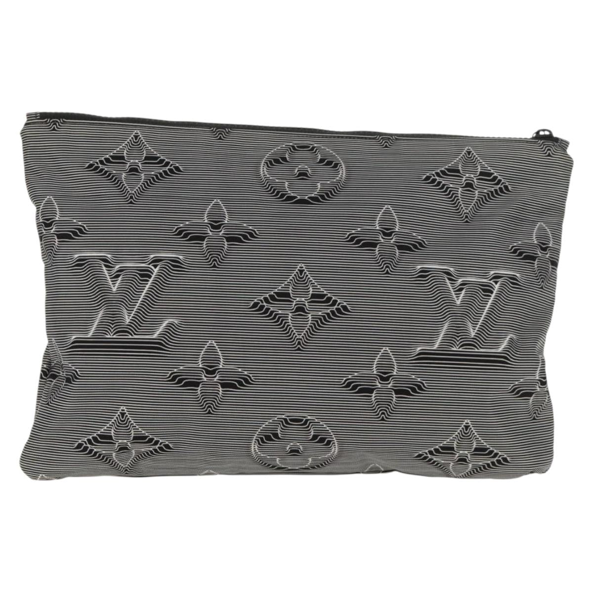 LOUIS VUITTON Monogram Pochette Reversible Bag Nylon M68777 LV Auth 145853M