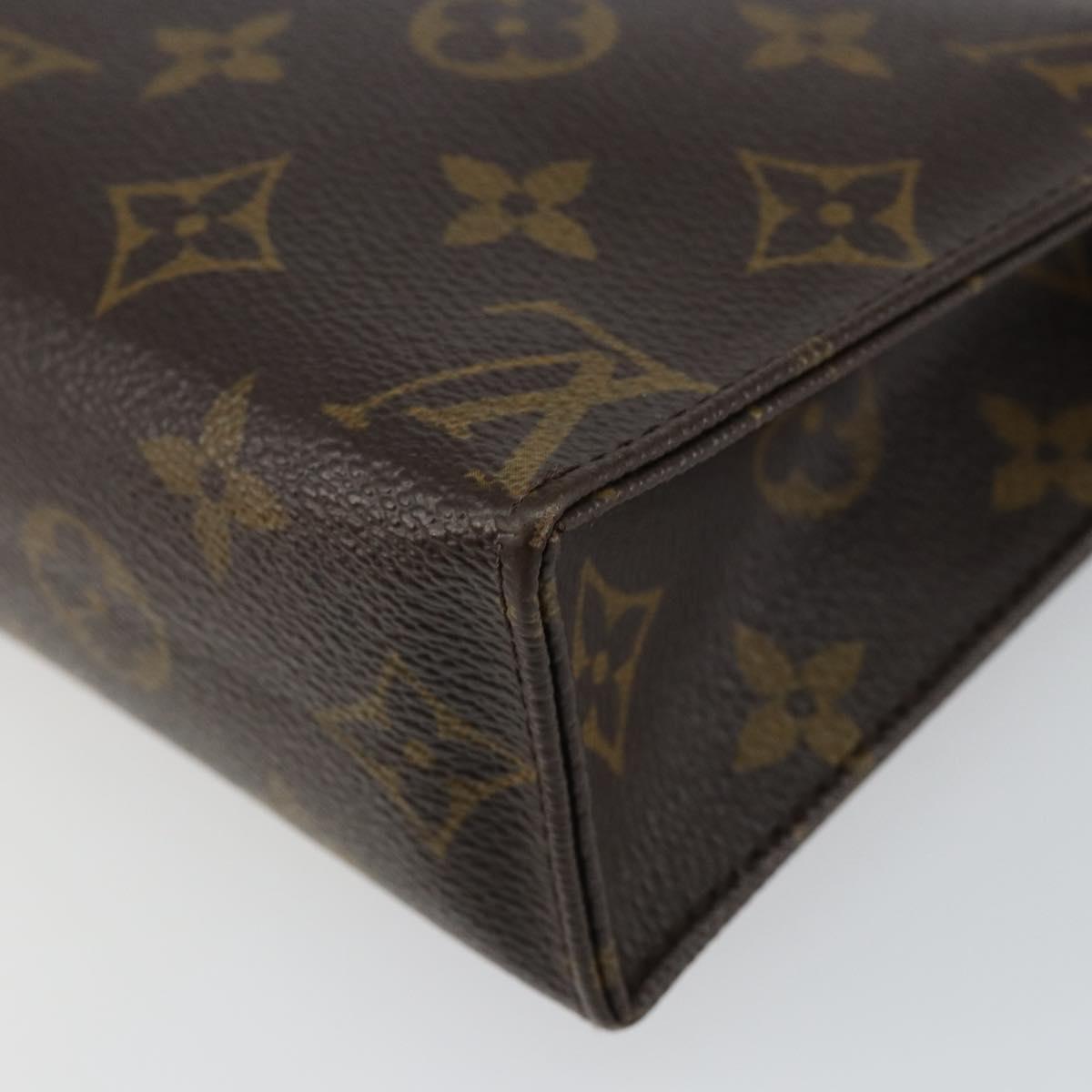 LOUIS VUITTON Monogram Posh Toilette 19 Pouch M47544 LV Auth 145854