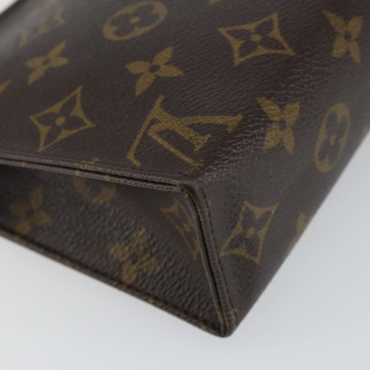 LOUIS VUITTON Monogram Posh Toilette 19 Pouch M47544 LV Auth 145854