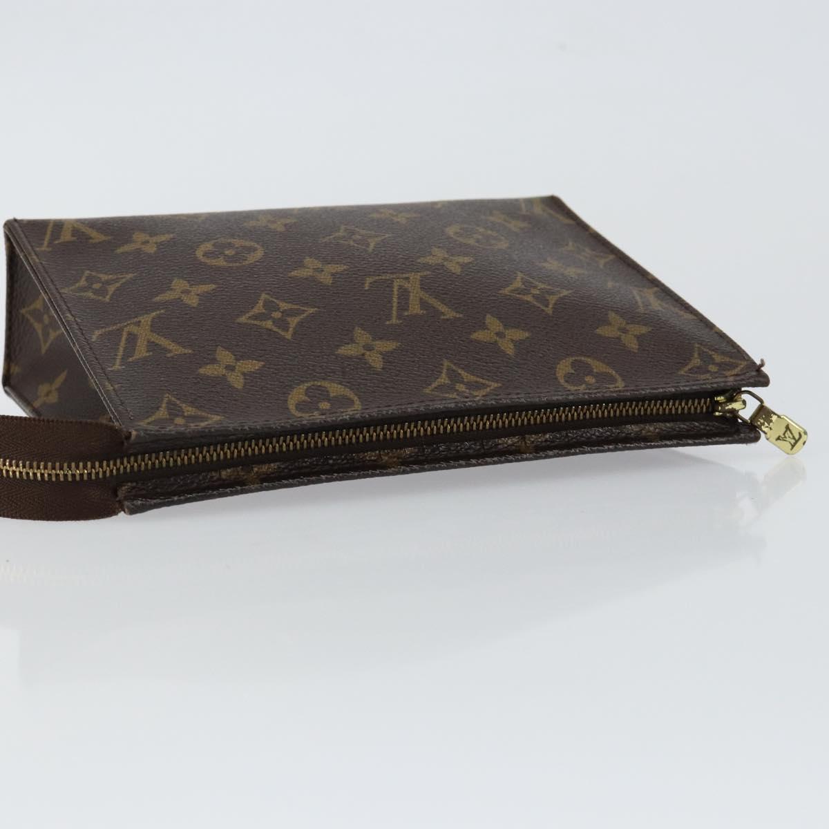 LOUIS VUITTON Monogram Posh Toilette 19 Pouch M47544 LV Auth 145854