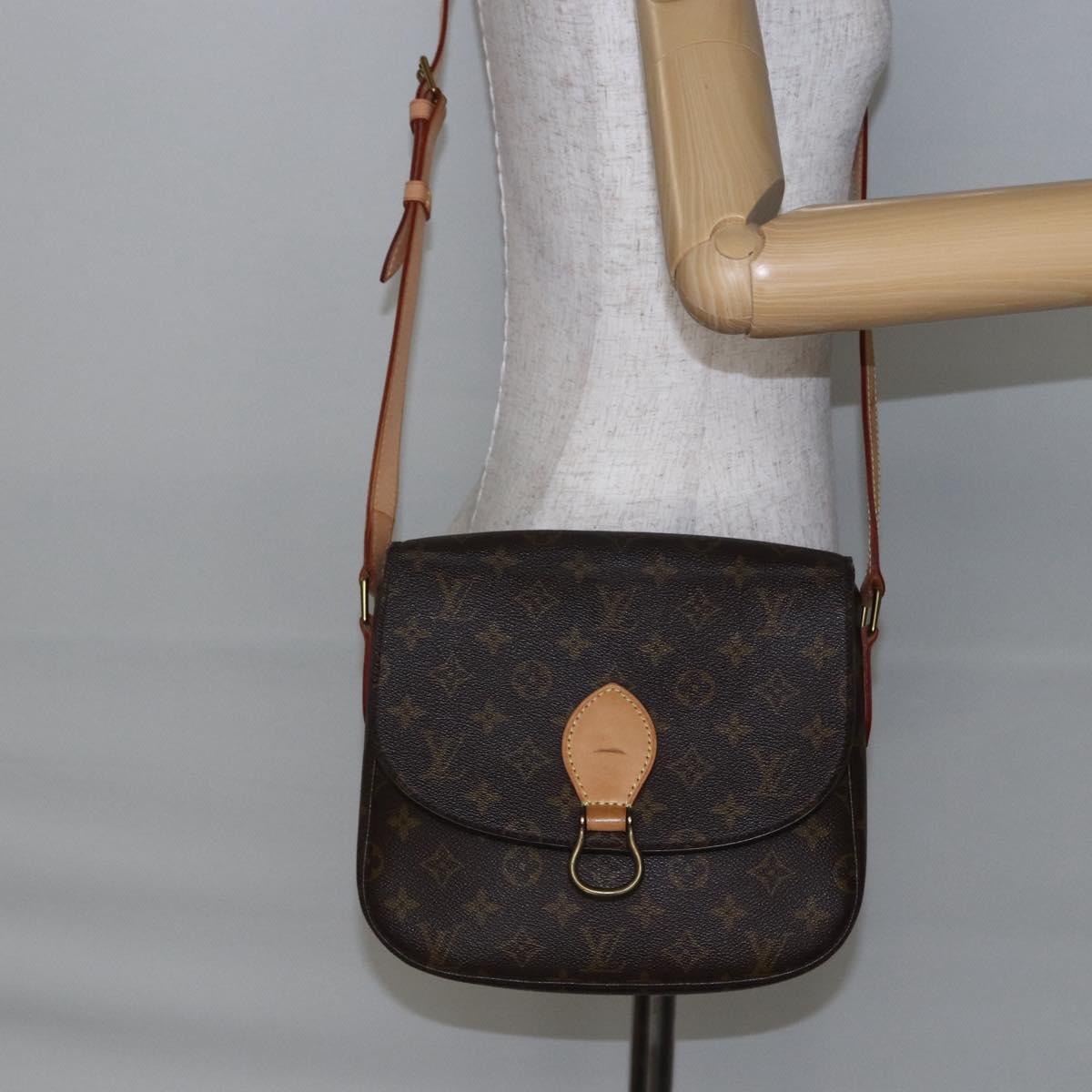LOUIS VUITTON Monogram Monogram Saint Cloud GM Bag M51242 LV Auth 145855