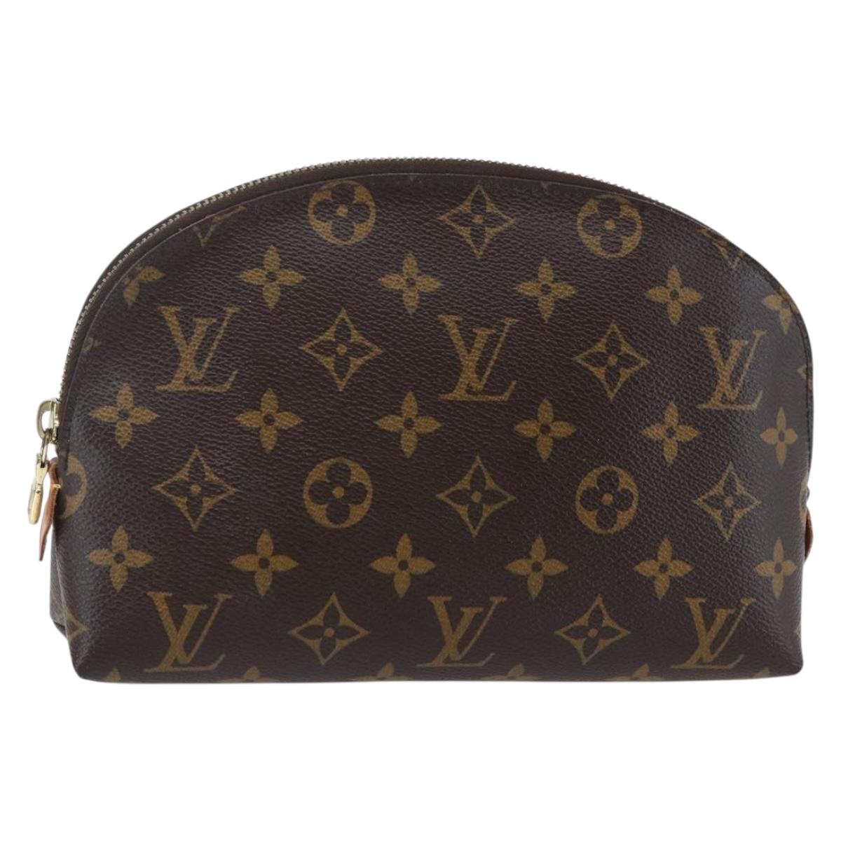 LOUIS VUITTON Monogram Pochette Cosmetic GM Cosmetic Pouch M47353 LV Auth 145857